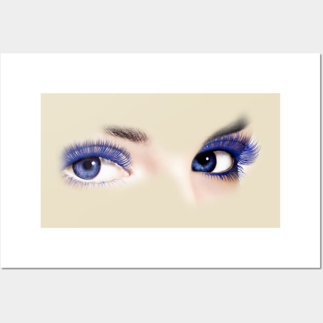 Blue Eyes Wall Art by iQdesign